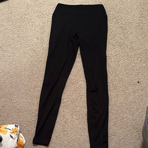 PINK Victoria's Secret Cozy Black Leggings